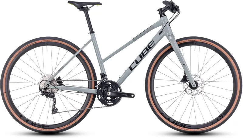 ONE OFF Cube Nulane Pro Trapeze Gravel Bike Medium 2023 in Grey/Black